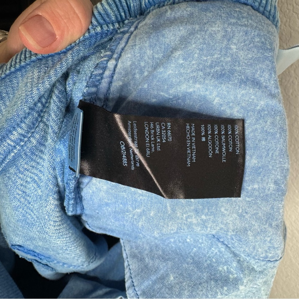 BDG Blue High Rise Wide Leg Corduroy Pants 32 - Picture 8 of 11